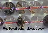 CPC651 15.5 inches 6mm round yellow phantom quartz beads