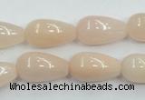 CPI03 15.5 inches 10*20mm teardrop pink aventurine jade beads