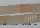 CPI154 15.5 inches 13*18mm carved rectangle pink aventurine jade beads