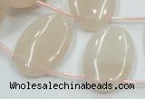 CPI17 15.5 inches 20*30mm top-drilled oval pink aventurine jade beads