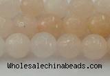 CPI211 15.5 inches 6mm faceted round pink aventurine jade beads