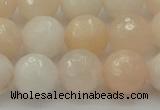 CPI213 15.5 inches 10mm faceted round pink aventurine jade beads
