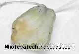 CPR22 Freeform A- grade natural Prehnite gemstone beads wholesal