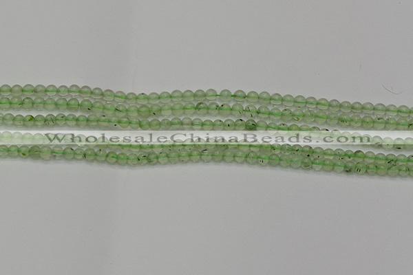 CPR310 15.5 inches 4mm round natural prehnite gemstone beads