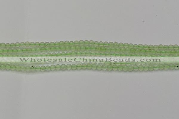 CPR321 15.5 inches 4mm round natural prehnite gemstone beads