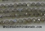 CRB1202 15.5 inches 3*4mm faceted rondelle labradorite beads