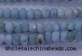CRB1893 15.5 inches 2*3mm faceted rondelle larimar beads