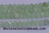 CRB1912 15.5 inches 2*3mm faceted rondelle green opal beads