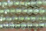 CRB2227 15.5 inches 2*3mm faceted rondelle prehnite beads