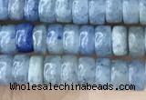 CRB2553 15.5 inches 2*4mm heishi blue aventurine beads wholesale