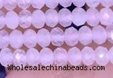 CRB3140 15.5 inches 2.5*4mm faceted rondelle tiny white moonstone beads