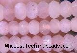CRB3142 15.5 inches 2.5*4mm faceted rondelle tiny moonstone beads