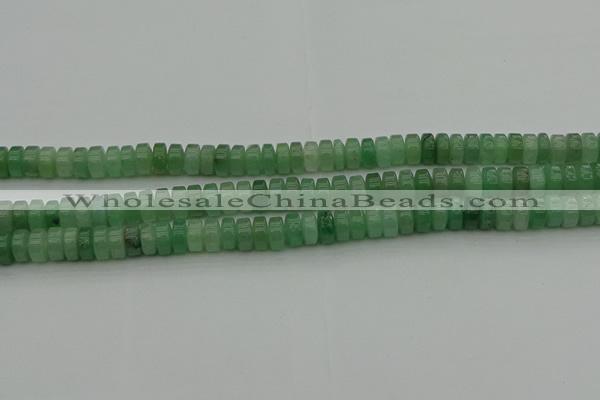 CRB426 15.5 inches 5*8mm rondelle green aventurine beads