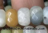 CRB5164 15.5 inches 5*8mm faceted rondelle amazonite beads wholesale