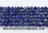 CRB5628 15.5 inches 5*7mm - 7*8mm faceted rondelle lapis lazuli beads