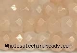 CRB5799 15 inches 4*6mm, 5*8mm, 6*10mm faceted rondelle pink aventurine jade beads