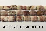 CRC1101 15.5 inches 18*25mm rectangle rhodochrosite beads