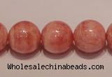 CRC91 16 inches 16mm round grade AA argentina rhodochrosite beads