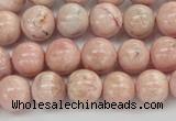 CRC922 15.5 inches 8mm round natural rhodochrosite beads