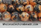 CRF325 15.5 inches 12mm round dyed rain flower stone beads wholesale