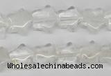 CRG08 15.5 inches 12*12mm star white crystal gemstone beads wholesale