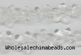 CRG14 15.5 inches 16*16mm star white crystal gemstone beads