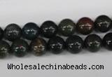 CRO141 15.5 inches 8mm round bloodstone beads wholesale