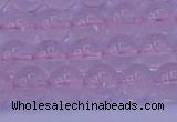 CRQ202 15.5 inches 8mm round Mozambique rose quartz beads