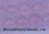 CRQ204 15.5 inches 12mm round Mozambique rose quartz beads