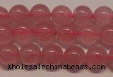 CRQ451 15.5 inche 6mm round A grade Madagascar rose quartz beads