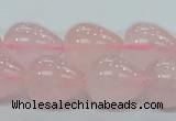 CRQ65 15.5 inches 16*19mm teardrop natural rose quartz beads wholesale