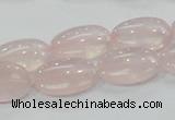 CRQ77 15.5 inches 12*20mm oval natural rose quartz beads wholesale