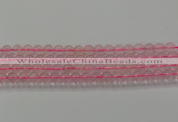 CRQ850 15.5 inches 6mm round natural rose quartz gemstone beads