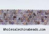 CRU1011 15.5 inches 5mm round mixed rutilated quartz beads