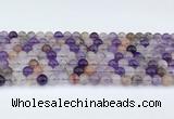 CRU1012 15.5 inches 6mm round mixed rutilated quartz beads