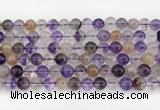 CRU1019 15.5 inches 8mm round mixed rutilated quartz beads