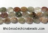 CRU924 15.5 inches 15*20mm oval mixed rutilated quartz beads wholesale