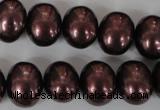 CSB149 15.5 inches 12*15mm – 13*16mm oval shell pearl beads