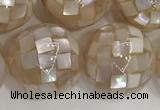 CSB4050 15.5 inches 18mm ball abalone shell beads wholesale