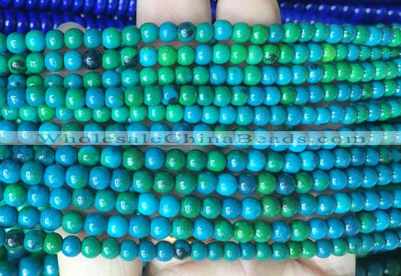 CSBS02 15 inches 4mm round synthetic chrysocolla gemstone beads wholesale