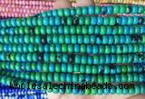 CSBS07 15 inches 4*6mm rondelle synthetic chrysocolla gemstone beads wholesale