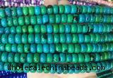 CSBS08 15 inches 5*8mm rondelle synthetic chrysocolla gemstone beads wholesale