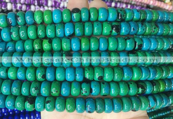 CSBS08 15 inches 5*8mm rondelle synthetic chrysocolla gemstone beads wholesale