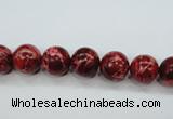 CSE161 15.5 inches 8mm round dyed natural sea sediment jasper beads