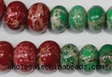 CSE305 15.5 inches 7*10mm – 15*20mm rondelle dyed sea sediment jasper beads