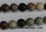 CSE5204 15.5 inches 12mm round sea sediment jasper beads wholesale