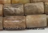 CSS401 15.5 inches 10*14mm - 10*17mm tube sunstone beads wholesale