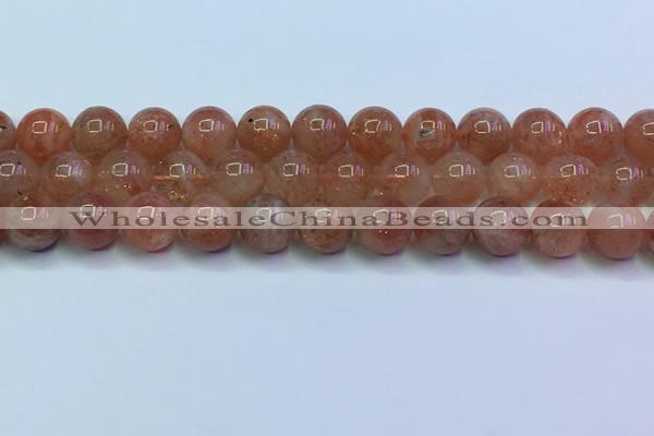 CSS716 15.5 inches 11mm round natural golden sunstone beads