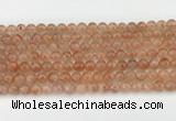 CSS751 15.5 inches 6mm round golden sunstone beads wholesale