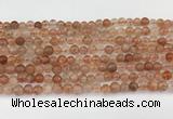 CSS760 15.5 inches 5mm round golden sunstone beads wholesale